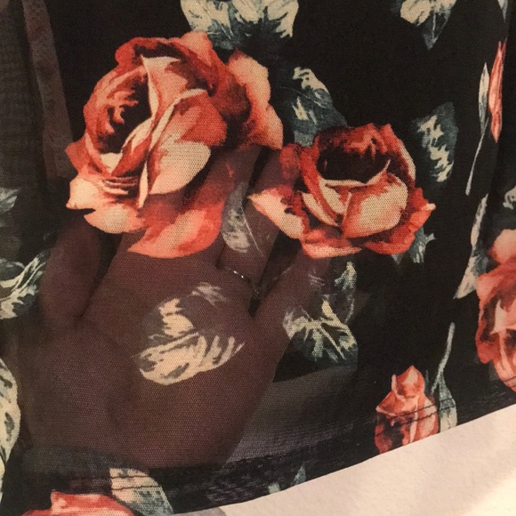 Floral mesh dress - Picture 4 of 5